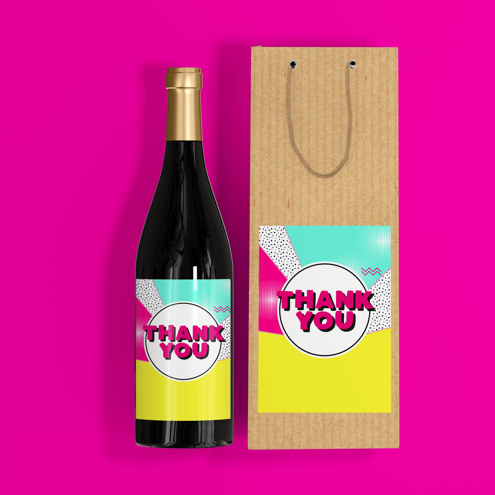 Thank You Bag & Wine Label #1 image